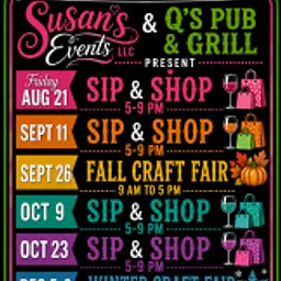 Sip & Shop at Q's Pub and Grill