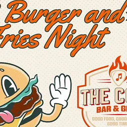 Old School Burger & Fries $12