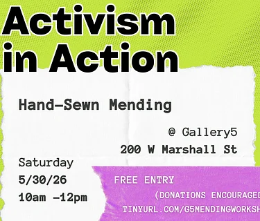 Activism in Action: Hand-sewn Mending Workshop