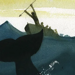 Watercolors of the Whaling Industry by Claus Hoie
