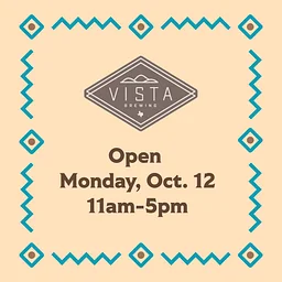 OPEN Monday, Oct. 12 for the School Holiday