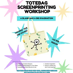 Screen Print a Custom Tote Bag!
