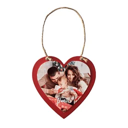 Sublimated Heart Ornament