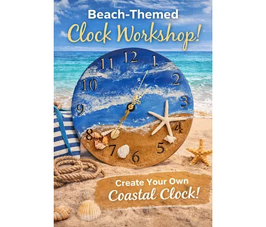 Beach Theme Clock Workshop