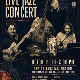 Live Jazz at the New Orleans Jazz Museum!
