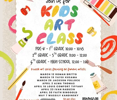 Kid’s Art Class – 8-week Art Series