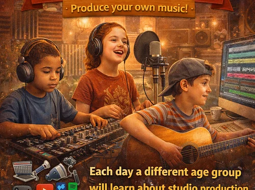 Music Production Camp (8-11 yrs.)