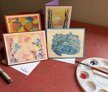 Beginning Watercolor (Cards Part 2) with Carol Buccilla