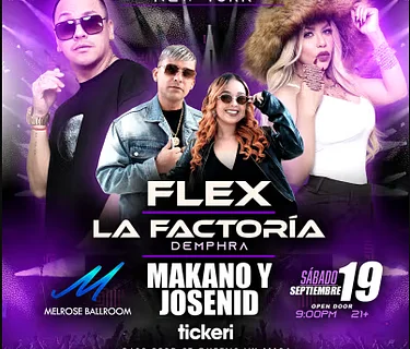 Flex & Makano & Demphra from La Factoria & Josenid in concert in Queens