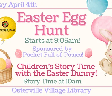 Easter Egg Hunt at the Osterville Village Library!