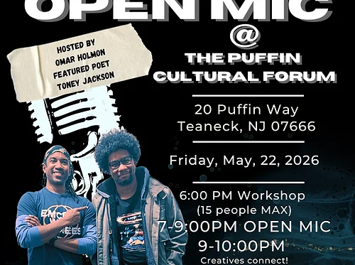 SPEAK May: Writer’s Workshop & Open Mic ft. Omar Holmon