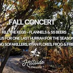 Fall Concert: Kill the Kegs - Flannels & $5 Beer