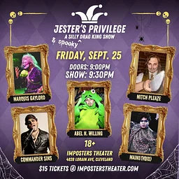 Jester's Privilege: A Silly (& Spooky!) Drag King Show