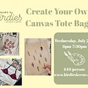 Canvas Tote Bag Decorating!