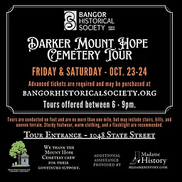 Darker Mount Hope Cemetery Tour October 23rd