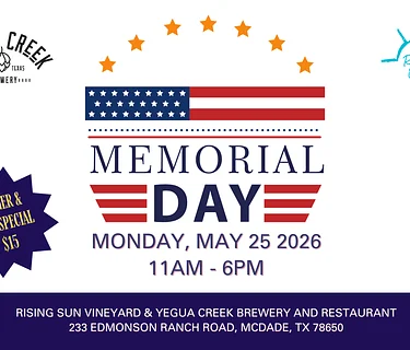 We’re Open For Memorial Day
