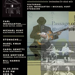 Small Room Variations Session 01: Carl Weingarten + Michael Hunt | STOMACHS