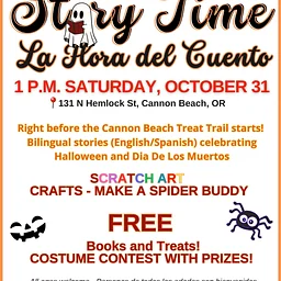 Bilingual Story Time & HALLOWEEN PARTY!
