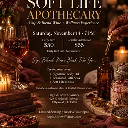 English-Brown Soft Life Apothecary