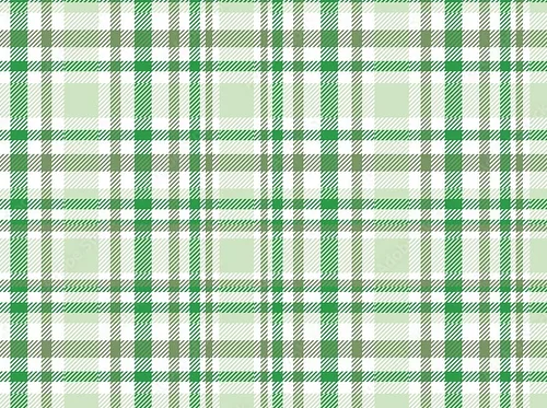 Green Plaid Vintage Cake