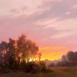 Painting Dramatic Light in the Sky and Landscape