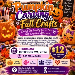 Pumpkin Carving & Fall Crafts