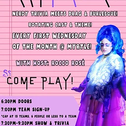 “BrainTEASErs - nerdy trivia meets drag & burlesque!”