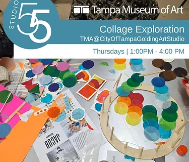 Studio 55 | Collage Explorations | TMA@CityOfTampaGoldingArtStudio