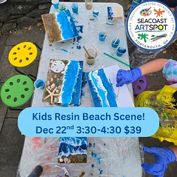 Kids Resin Beach Scene! $39
