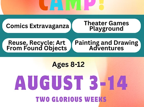 SUMMER ART CAMP!
