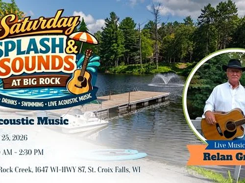 Saturday Splash & Sounds featuring Live Music by Relan Grove