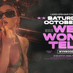 WE WON'T TELL | OCTOBER 24