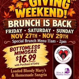 THANKSGIVING WEEKEND BRUNCH
