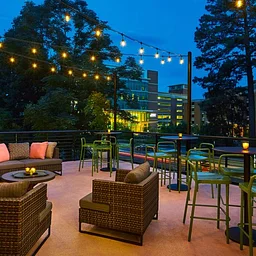 Graduate Charlottesville's Rooftop After Dark