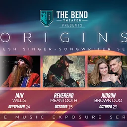 ORIGINS – A Fresh Singer-Songwriter Series – September 17 – Judson Brown (duo)