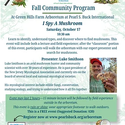 Fall Arboretum Programming: I Spy A Mushroom