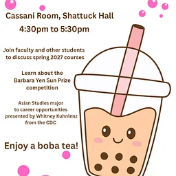 Asian Studies Fall Tea