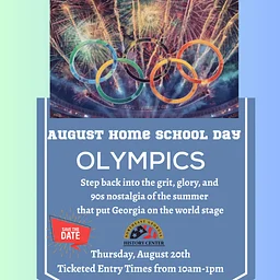 Homeschool Day: Fall Kickoff: The Atlanta ’96 Centennial Olympic Celebration!-NEGA History Center