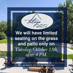 Limited seating after 4pm