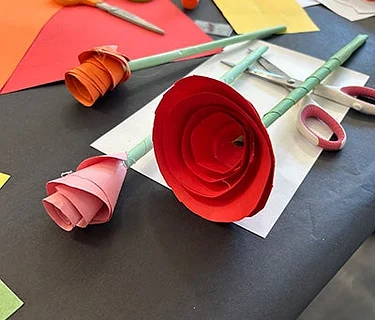 Paper Flower Sculptures