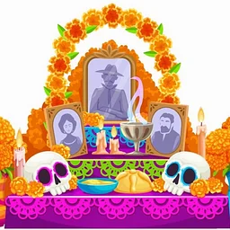 Ofrenda for Day of the Dead/Dia de los Muertos