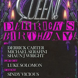 Derrick’s Birthday Queen!