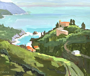 Linda Hugues - (Demo) Gouache Landscapes