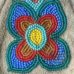 Craft Lab: Rosette Beading with Lane Stitch