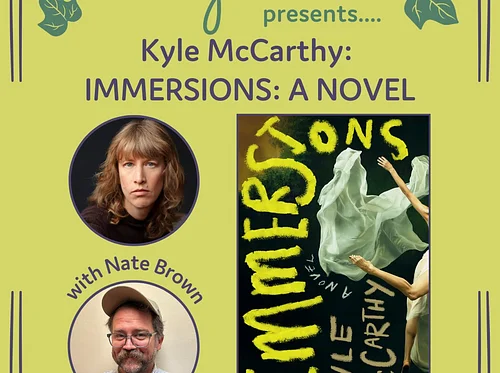 Kyle McCarthy with Nate Brown: IMMERSIONS: A NOVEL