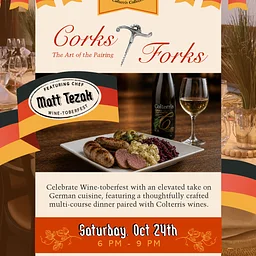 Corks & Forks: The Art of the Pairing Featuring Chef Matt Tezak