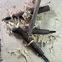 Woodblock Carving and Printmaking Private Lesson | Grace Noel Art