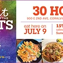 Eat for the Arts at 30 HOP