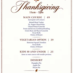 Thanksgiving Barton House