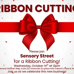 Sensory Street Ribbon Cutting